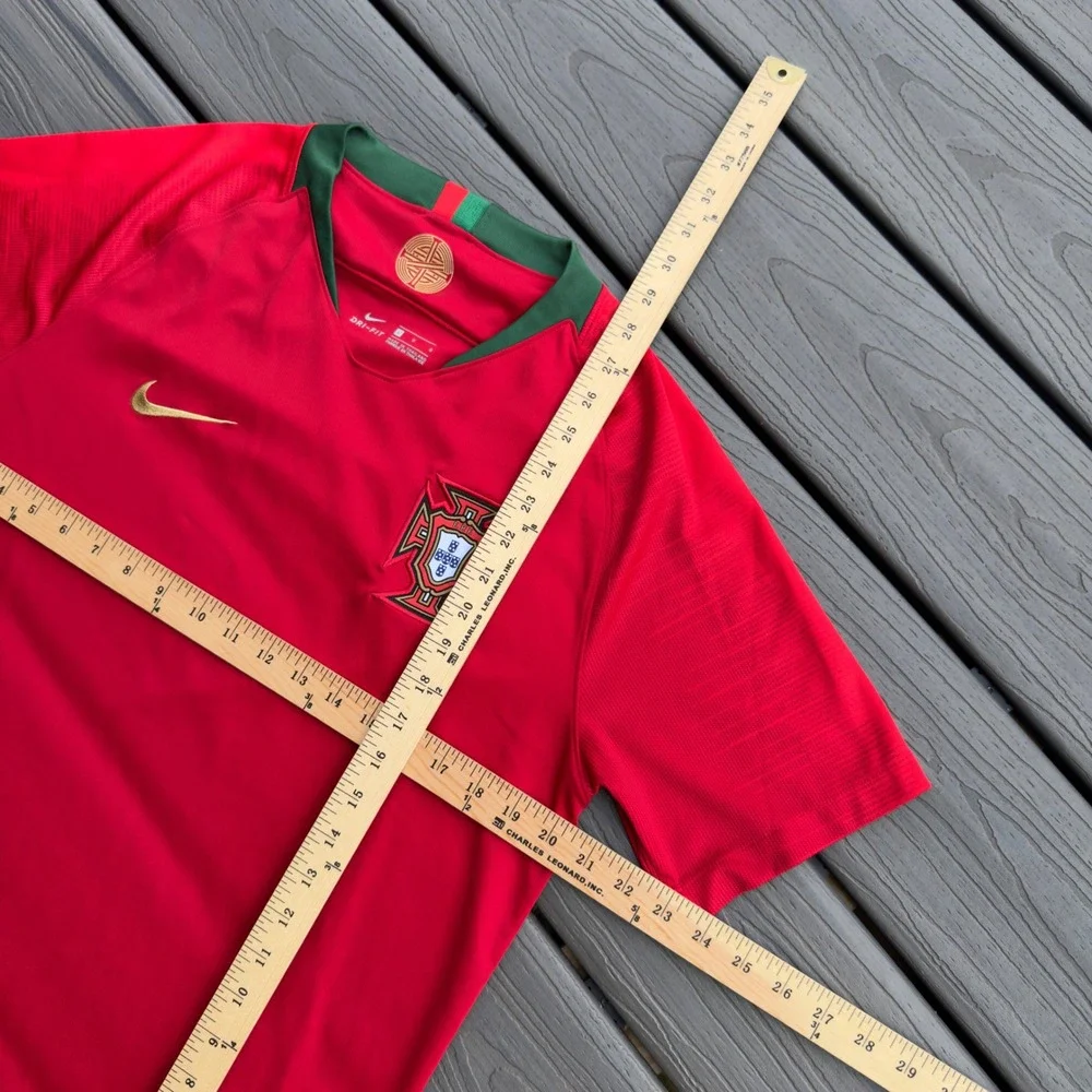 Modern 2018 Nike Authentic Swoosh Portugal Soccer Jersey Short Sleeve Tee Shirt